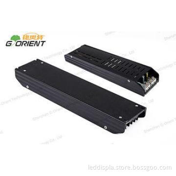 IP20 Isolated 168W Single Output Thin Power Supply Black 4.